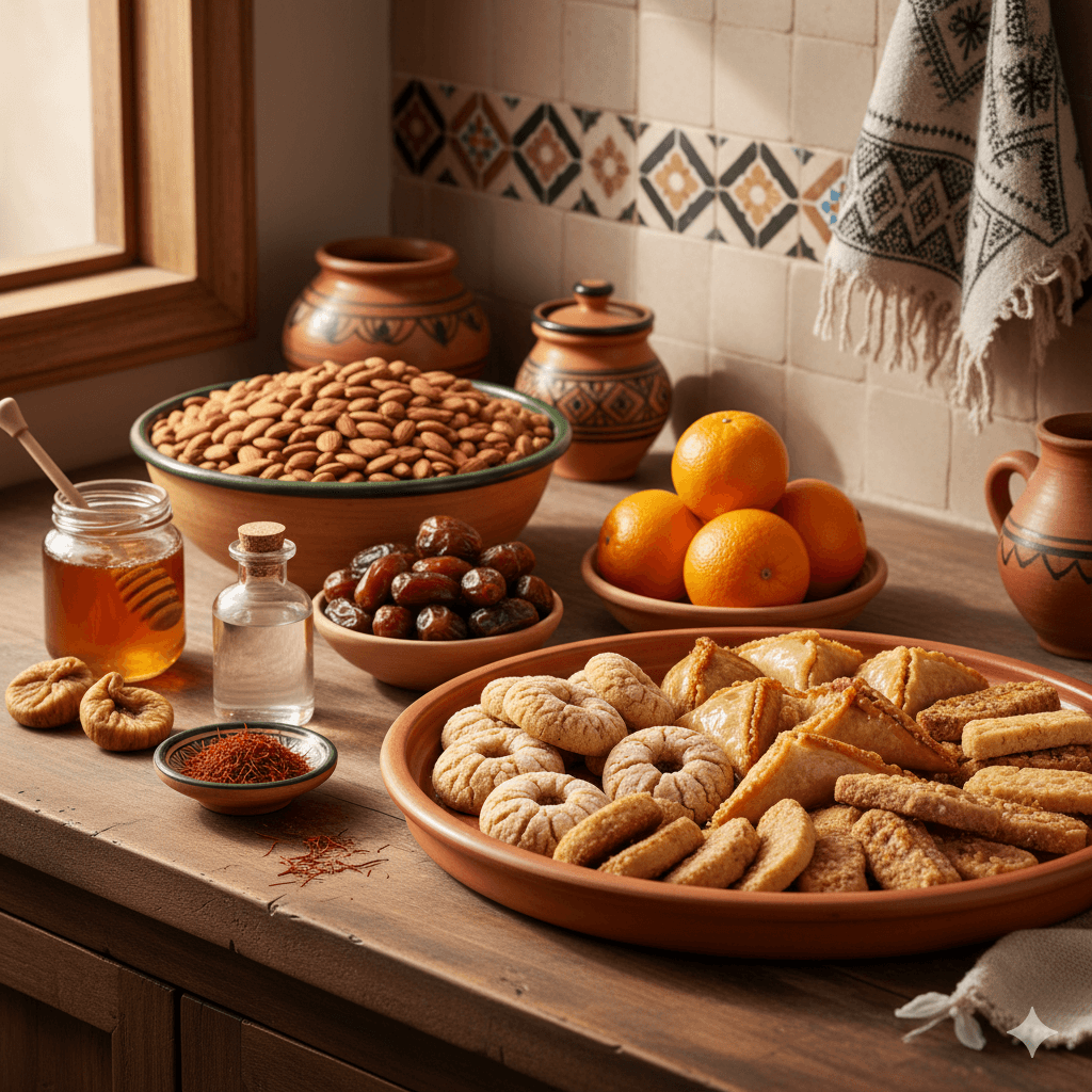 Ingrédients Saisonniers dans les Douceurs Marocaines